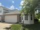 A quaint single-Gathering home with a two-car garage, light siding, and a well-maintained lawn at 8520 Bison Woods Ct, Indianapolis, IN 46227