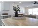 Kitchen island with a decorative arrangement at 1501 Coen Ct, Columbus, IN 47201