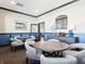 Modern conference room with round tables, comfortable seating, and stylish decor at 126 Velvet Hat Rd, Danville, IN 46122