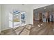 Sunroom with sliding glass doors leading to the backyard at 7098 Sterling Way, Brownsburg, IN 46112