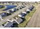 Aerial view of houses and neighborhood at 12535 Tidecrest Dr, Fishers, IN 46037