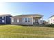 Covered patio with a serene view overlooking the backyard at 12535 Tidecrest Dr, Fishers, IN 46037