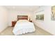 Basement bedroom with a full-size bed at 12535 Tidecrest Dr, Fishers, IN 46037