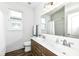 Bathroom with double vanity, shower, and toilet at 12535 Tidecrest Dr, Fishers, IN 46037