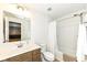 Basement bathroom with shower/tub combo at 12535 Tidecrest Dr, Fishers, IN 46037