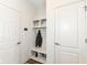 Convenient entryway with bench and storage at 12535 Tidecrest Dr, Fishers, IN 46037