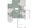 First floor plan with three bedrooms and a three-car garage at 12535 Tidecrest Dr, Fishers, IN 46037