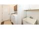 Laundry room with washer, dryer, and utility sink at 12535 Tidecrest Dr, Fishers, IN 46037