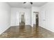 Spacious bedroom with wood floors and access to bathroom and kitchen at 4326 Switchgrass Way, Indianapolis, IN 46237