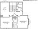 Second level floor plan showcasing a loft, bath, and two additional bedrooms with closet space at 16525 Iron Tree Ct, Westfield, IN 46074