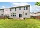 Spacious backyard featuring a well-maintained lawn and a patio area, perfect for outdoor gatherings at 5171 Alpine Violet Way, Indianapolis, IN 46254