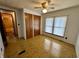 Comfortable bedroom has a closet, a window for natural light and access to the bathroom with a shower/tub at 8418 S State Road 39, Clayton, IN 46118