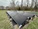 Yard featuring row of solar panels at 8418 S State Road 39, Clayton, IN 46118