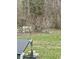 Natural rock fence dividing yard and trees at 8418 S State Road 39, Clayton, IN 46118