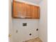 Functional laundry room with cabinet storage at 11218 Boston Way, Fishers, IN 46038