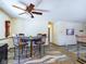 Dining area with table and chairs, and access to kitchen at 2879 S 380 E, Anderson, IN 46017