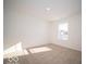 Well-lit bedroom with neutral walls and carpet at 6196 Granby Dr, Whitestown, IN 46075