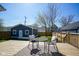 Relaxing backyard deck with seating area, perfect for outdoor enjoyment at 560 Jefferson Ave, Indianapolis, IN 46201