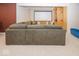Basement with sectional sofa and large projection screen at 11704 Gray Eagle Dr, Fishers, IN 46037
