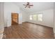 Spacious bedroom features vaulted ceilings and plenty of natural light at 11704 Gray Eagle Dr, Fishers, IN 46037