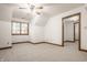 Bedroom with light carpet and trim, neutral colors, and natural light at 1462 Eagle Trace Ct, Greenwood, IN 46143