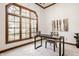 Bright office featuring a large window and sophisticated decor at 1462 Eagle Trace Ct, Greenwood, IN 46143