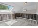 Bonus room with skylight and a mix of paneling styles at 10346 Strongbow Rd, Fishers, IN 46040