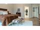 Spacious bedroom with plush bedding and walk-in closet at 1372 N Stoney Brook, Greenfield, IN 46140