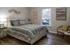 Cozy bedroom with striped bedding and a calming atmosphere at 1372 N Stoney Brook, Greenfield, IN 46140