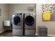 Modern laundry room with updated appliances and storage at 1372 N Stoney Brook, Greenfield, IN 46140