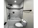 Updated bathroom with soaking tub, shower, and modern fixtures at 3271 Winthrop Ave, Indianapolis, IN 46205