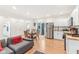 Inviting open floor plan with a modern kitchen, dining area, and comfortable living space at 359 Terrace Ave, Indianapolis, IN 46225