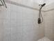Modern shower featuring tile walls and adjustable shower head at 1038 White Oak Dr, Plainfield, IN 46168
