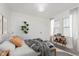 Inviting bedroom with natural light and stylish decor at 625 N Grant Ave, Indianapolis, IN 46201