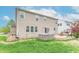 Well maintained backyard with a hot tub and direct access to a wooden deck at 14446 Chapelwood Ln, Fishers, IN 46037