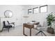 Inviting office space with stylish desk, comfortable chairs, and ample natural light at 17366 Newton Main St, Westfield, IN 46074