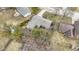 Aerial view of the home and surrounding landscape at 1024 N Michigan St, Greenfield, IN 46140