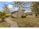 View of the backyard and the rear exterior of the home at 1024 N Michigan St, Greenfield, IN 46140