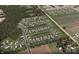 Aerial view of new home community with lush landscaping and sidewalks at 15468 Streamwood Dr, Fishers, IN 46037