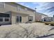 Large backyard patio with neutral siding, offering plenty of space for relaxing and outdoor activities at 12997 Bartlett Dr, Fishers, IN 46037