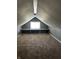 The expansive attic space offers ample storage with convenient built-in shelving at 2270 Wheeler St, Indianapolis, IN 46218