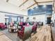 The club house showcases a spacious layout with seating, dining, and cooking spaces for gatherings at 1567 Hanover St, Danville, IN 46122