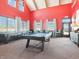 Spacious recreation room featuring a pool table and shuffleboard for entertainment at 1574 Hanover St, Danville, IN 46122