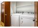 Convenient laundry room featuring a new washer and dryer at 233 E Saint Joseph St # 3E, Indianapolis, IN 46202