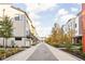 Townhome community with tree-lined drive at 1825 N New Jersey St, Indianapolis, IN 46202