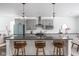 Modern kitchen with island, stainless steel appliances, and ample counter space at 1825 N New Jersey St, Indianapolis, IN 46202