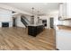 Spacious kitchen with a large island, stainless steel appliances, and open floor plan at 4991 Elaine Ct, Noblesville, IN 46062