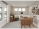 Cozy home office with natural light, modern decor, and a comfortable workspace at 6973 Oakdale Ln, Avon, IN 46123