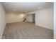 Large finished basement with recessed lighting and stair access at 6596 Dogwood Dr, McCordsville, IN 46055