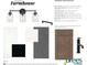 Primary bathroom design featuring dark fixtures, contemporary lighting, and complementary cabinet and floor tiling at 6596 Dogwood Dr, McCordsville, IN 46055